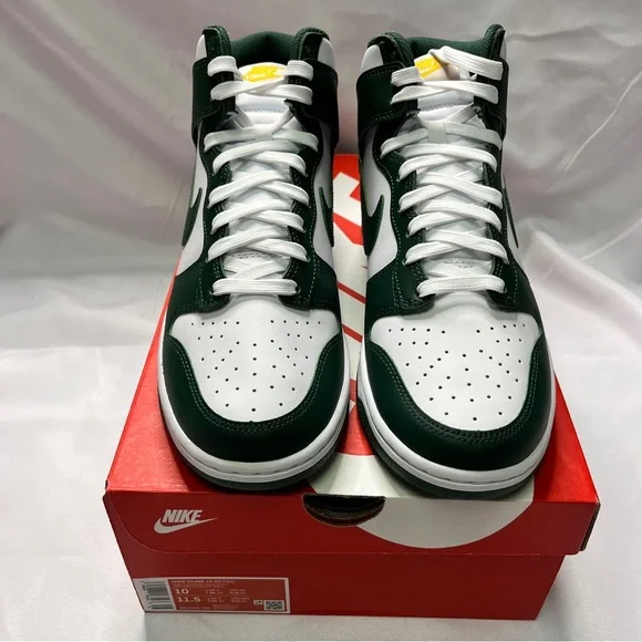 Mens Nike Dunk High Australia Green and Yellow New Size 10M